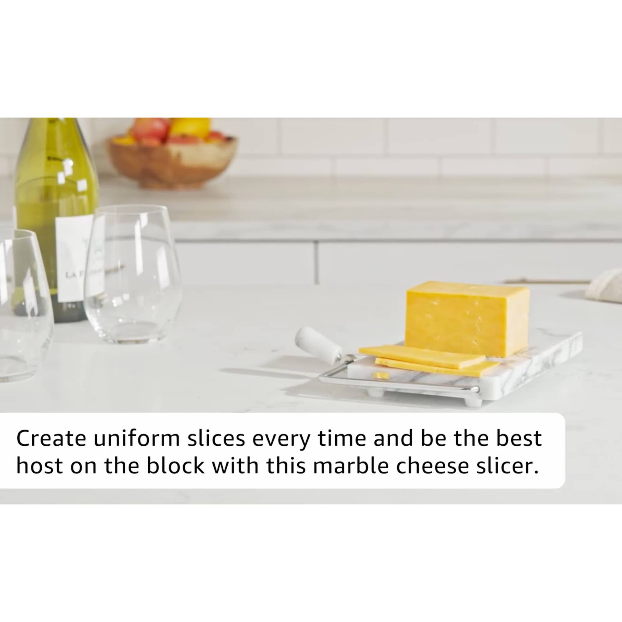 Fox Run Brands - Wholesale Cheese Spreader - Fox Run Marble Cheese Slicer, 2 Replacement Wires, 8" x 5"9