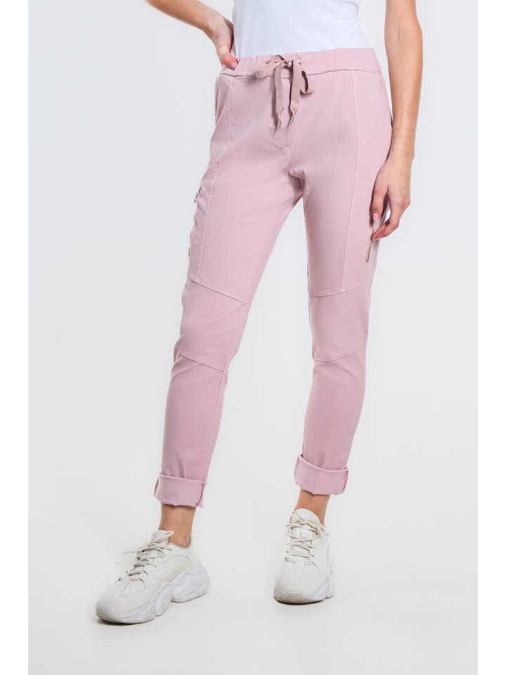 TINA Stephens Italy/Tees By Tina - Wholesale Pants - Women's - Danica Side Zipper Pant (PL155)32