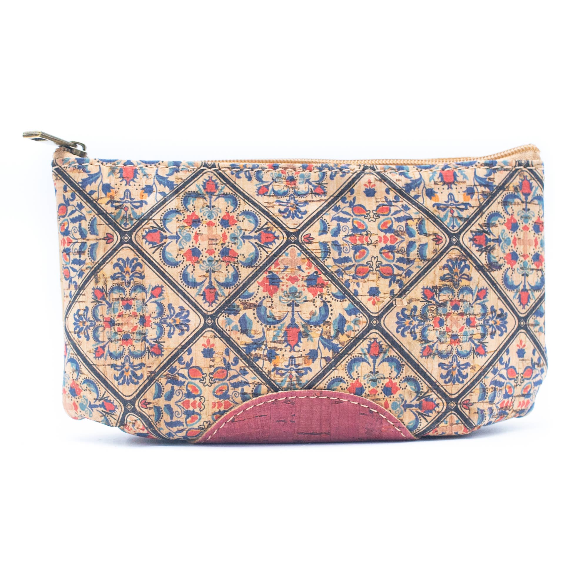 Meninas Bonitas Cork - Wholesale Coin Purse - Women's - （5units）cork coin purse color with patterns BAG-04313