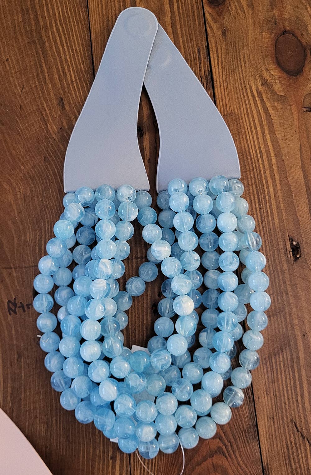 anbfashion - Wholesale Beaded/Pearl Necklace - NEW CHUNKY BEADED LAYERED NECKLACE JKN-1408