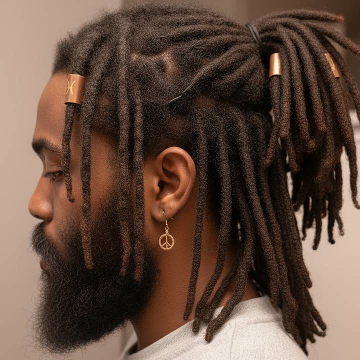 Koperdraad Omwikkelde Hoepeloorbel voor wholesale door Breathe Easy Infusion LLC