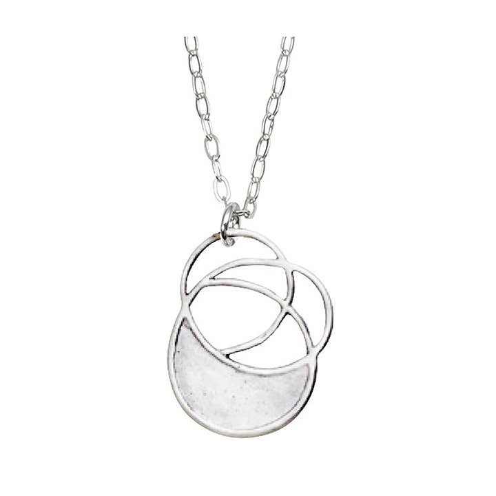 Kleine platte spiraalvormige halsketting voor wholesale door Julia Britell Design