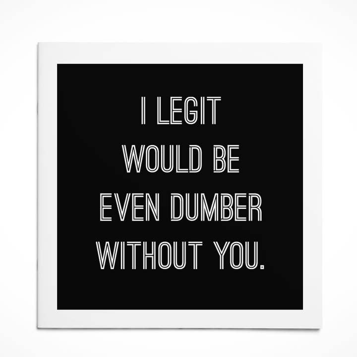 Dankeschön-Karte | Ich brauche dich für den Großhandel von Greeving Cards