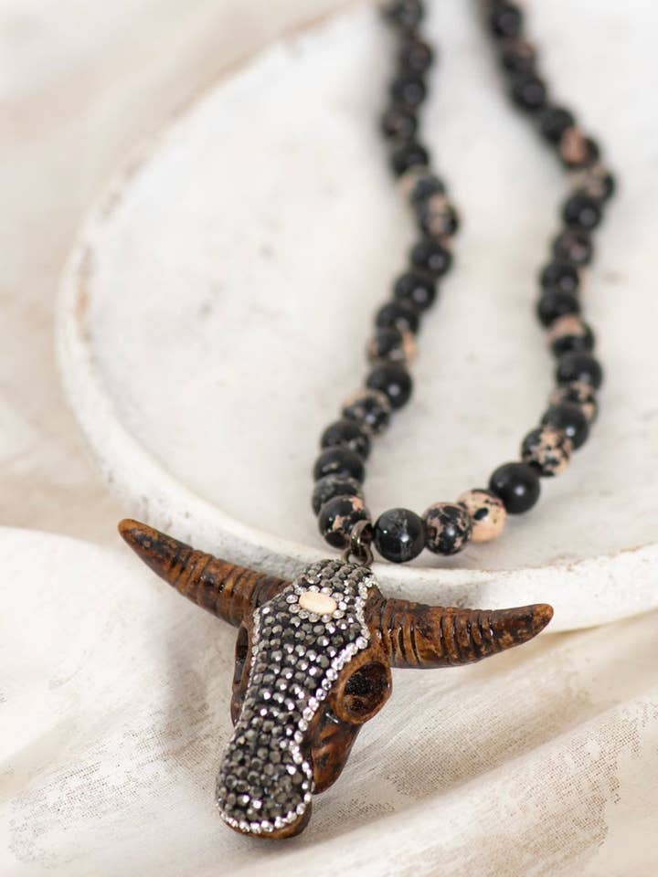 The Black Buffy Necklace for wholesale by Wild Spirit London