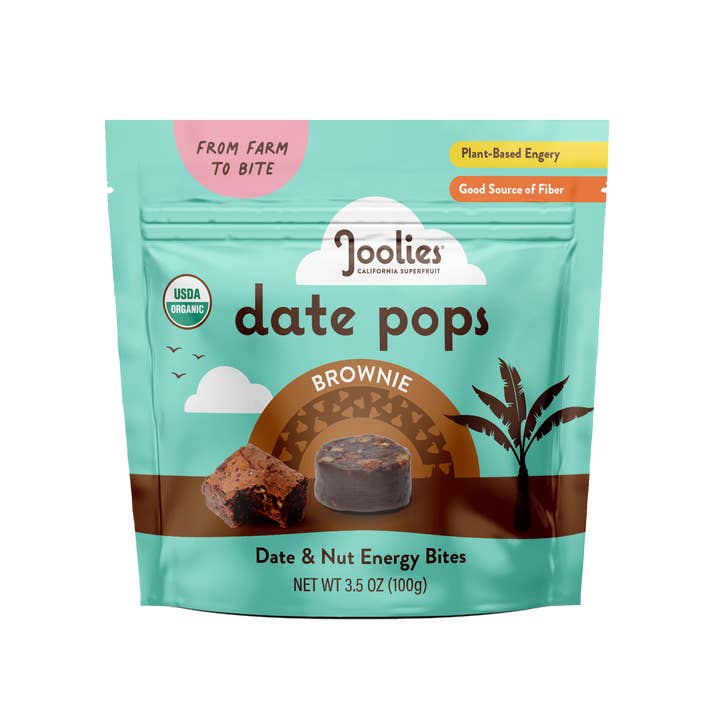 Joolies - Wholesale Snack Bar - Date Pops Brownie 3.5 oz