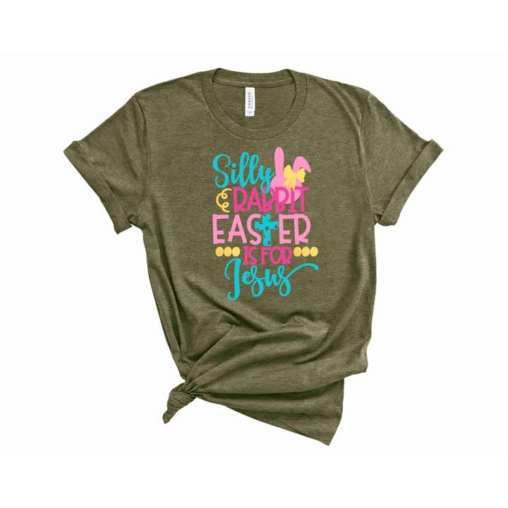 Silly Rabbit Easter is for Jesus - Graphic Tee for wholesale by Jasie Blanks