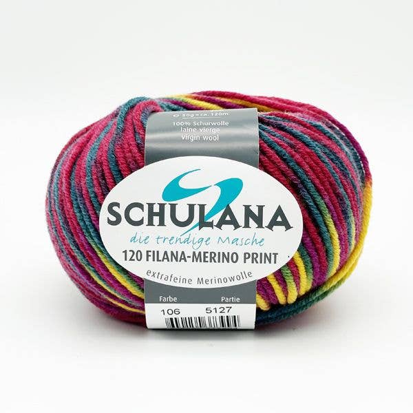 SCHULANA - Wholesale Yarn - 120 Filana merino print wool7