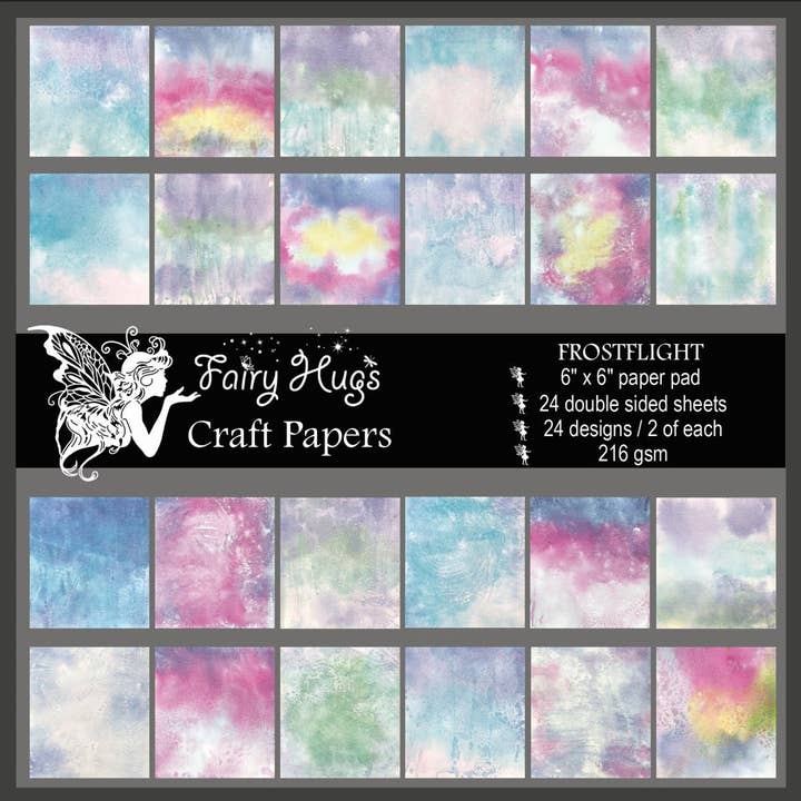 Fairy Hugs - 6" x 6" Paper Pad - Frostflight for wholesale by Fairy Hugs