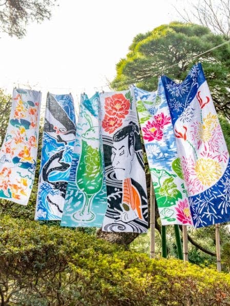 TENUGUI Handdoek SHARAKU voor wholesale door Ametsuchi by Amina Collection