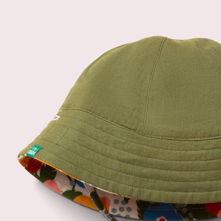 Flora And Fauna Reversible Sunhat for wholesale on Faire