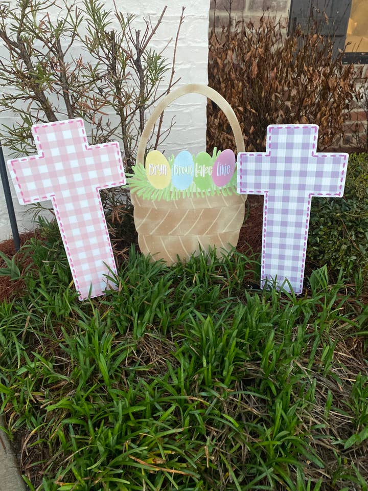 Plaid Cross for wholesale by Lovely Reese