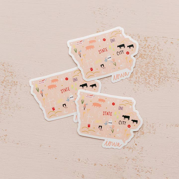 Doe A Deer - Wholesale Sticker - Iowa Sticker1