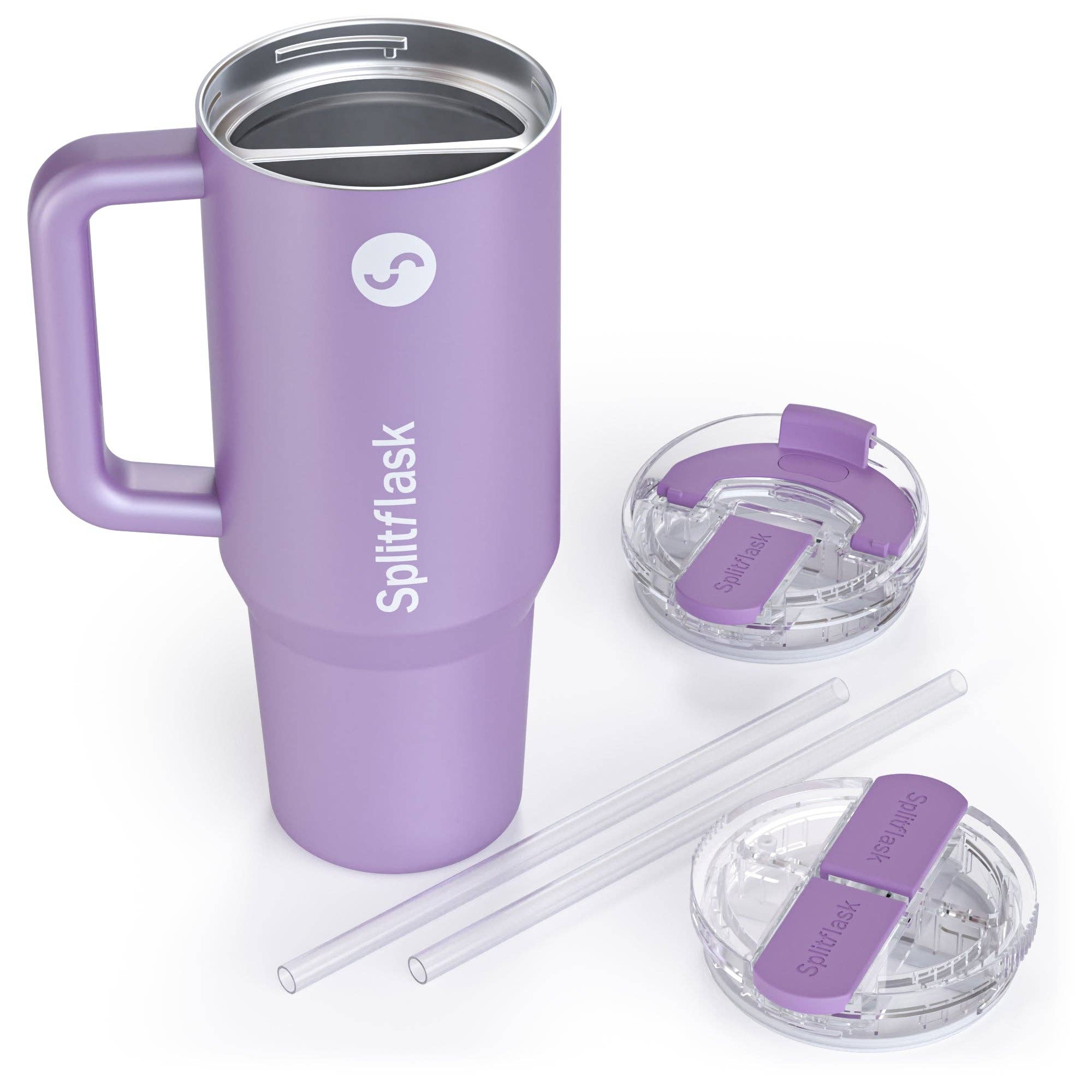 Splitflask - Wholesale Insulated Mug/Tumbler - DUAL CHAMBER 40oz TUMBLER w/ HANDLE (Ships in July)5