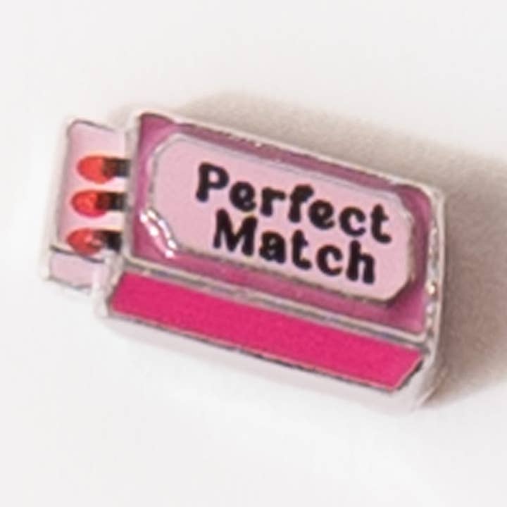 Origami Owl - Wholesale Individual charm/pendant - Pink Perfect Matchbox Charm0