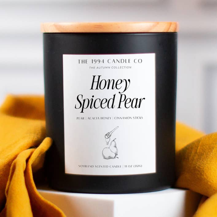 Honey Spiced Pear Candle for wholesale by The 1994 Candle Co