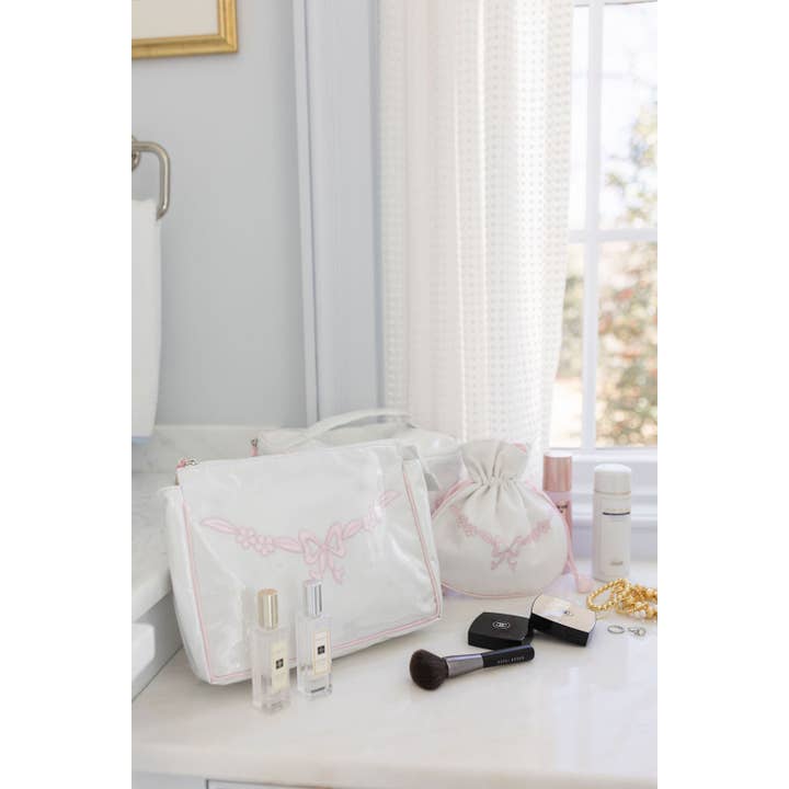 Lenora - Vendita all'ingrosso Portagioie/organizer per gioielli - POCHETTE PORTAGIOIELLI CON FIOCCO FLOREALE8