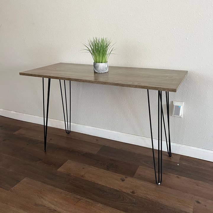 Pozbee - Wholesale Console table - Wood Writing Desk 43", Retail Store Display Table2