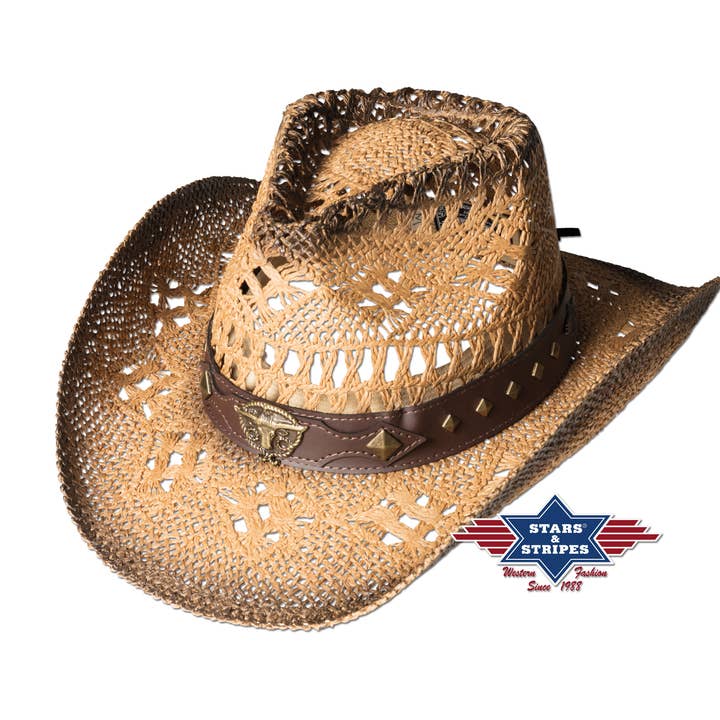 Western straw hat - Sunset for wholesale by Stars & Stripes®