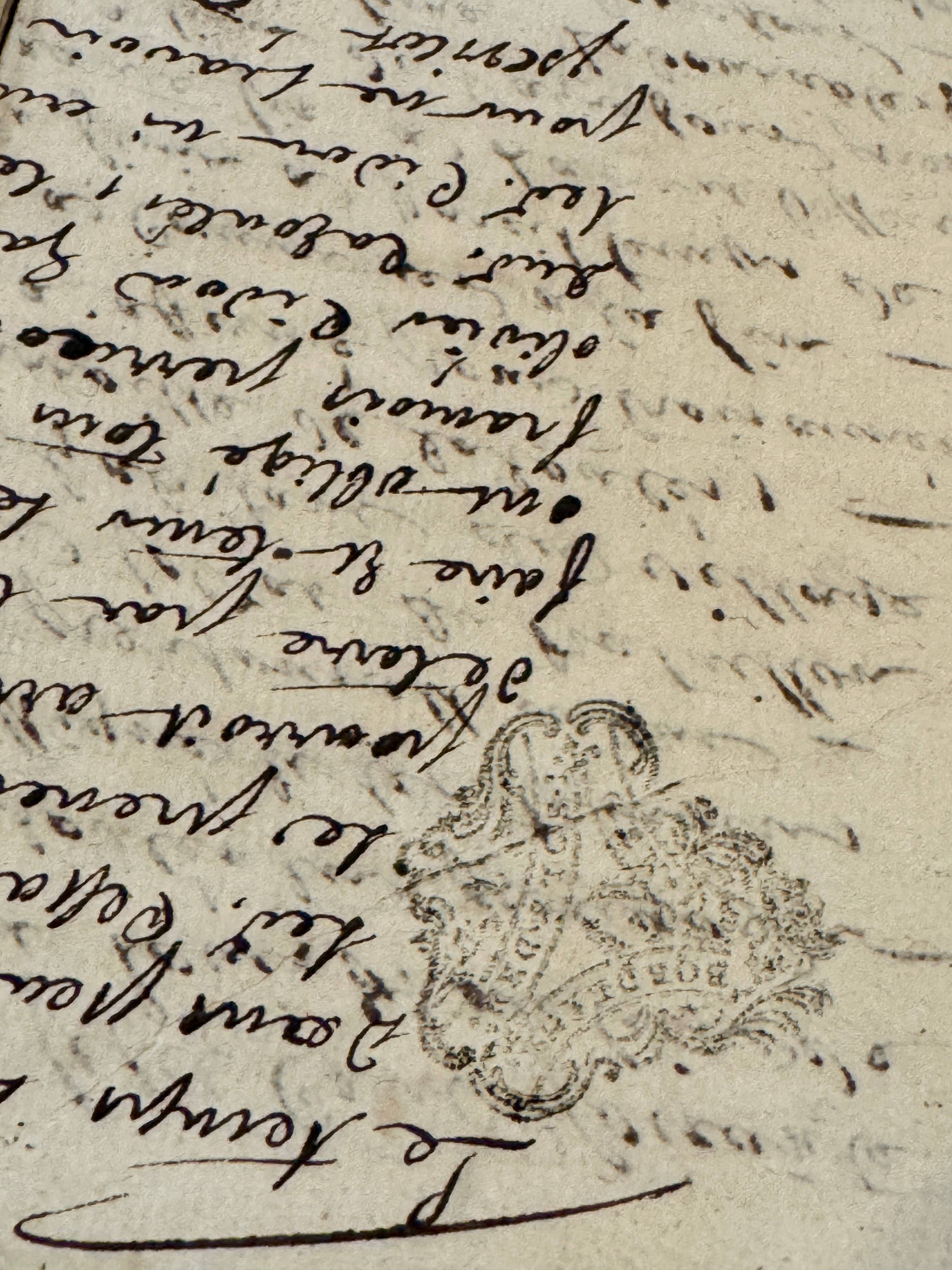 Monahan Papers – Engroshandel Bordpynt – Antikke franske dokumenter fra 1763 - 262 år gamle3