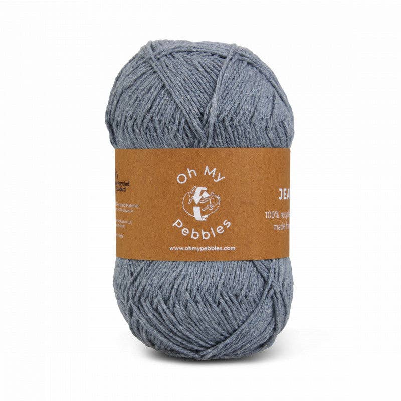 Oh my Pebbles - Wholesale Yarn - JEANIUS - 100% gerecycled yarn from denim textile waste.1