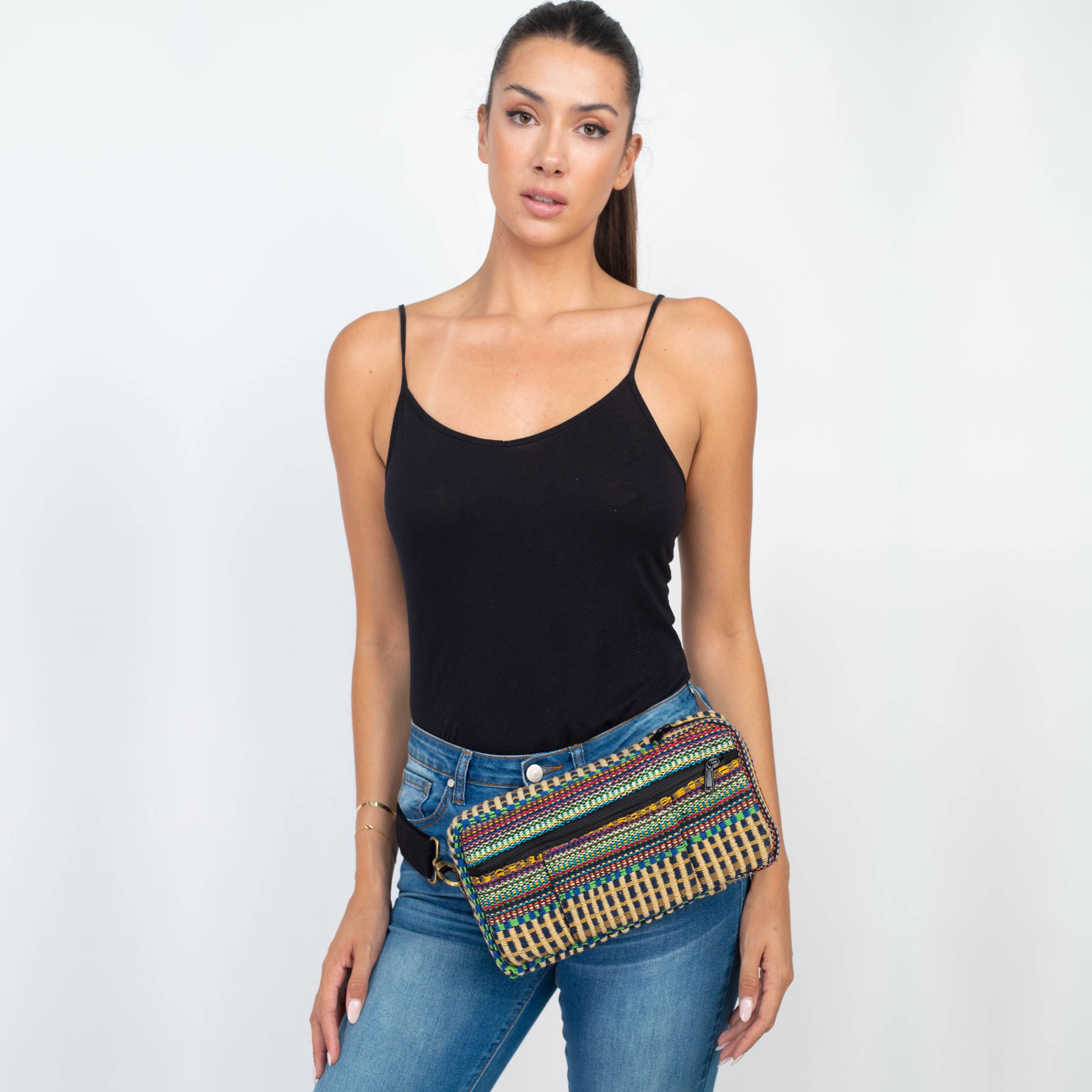 Lakhays Collection Inc. - Wholesale Crossbody Bag - Women's - Jacquard Sling Chest Bag7