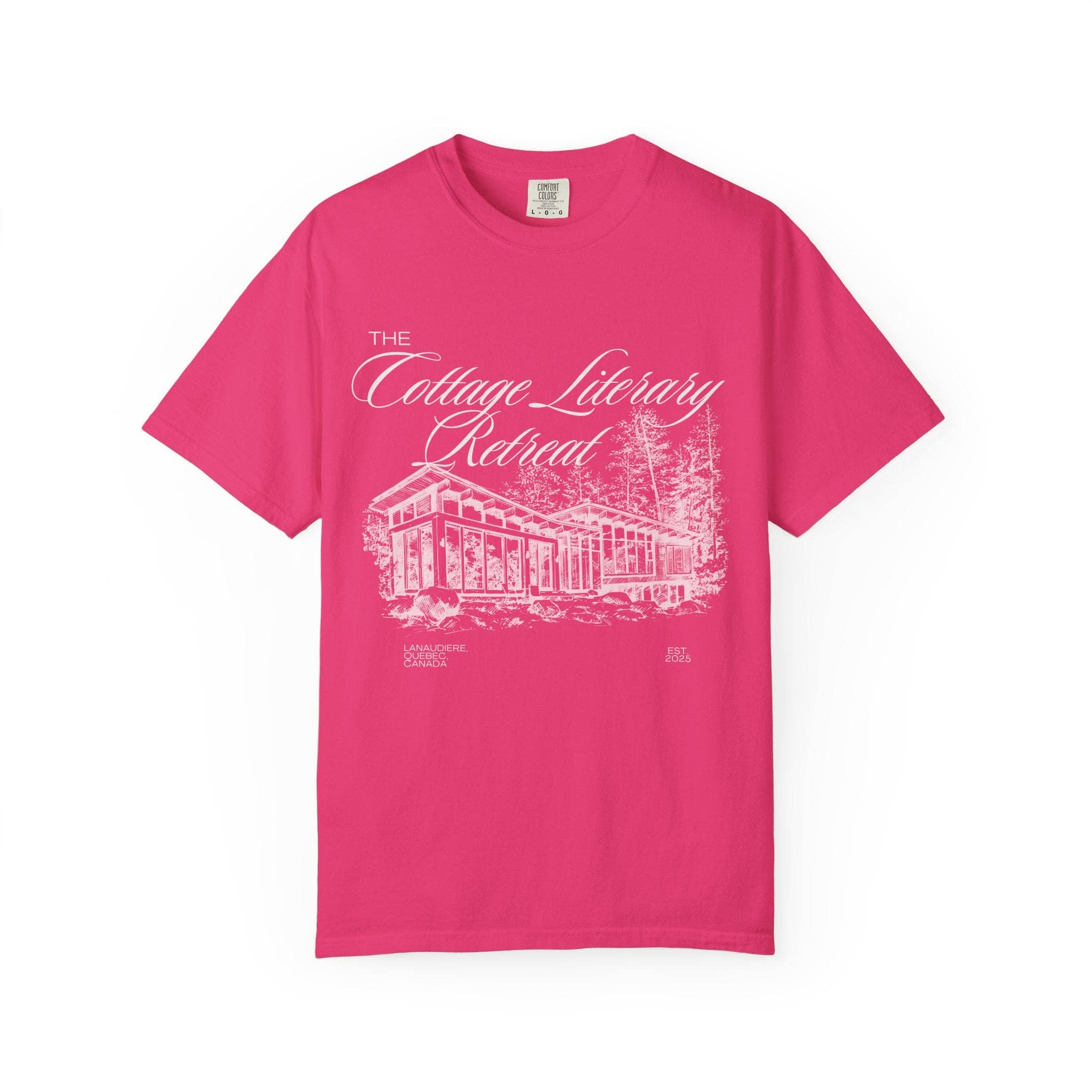 Shadowbound Spines LLC - Wholesale T-Shirt (Graphic) - Women's - Heated Rivalry The Cottage Literary Retreat Tee6