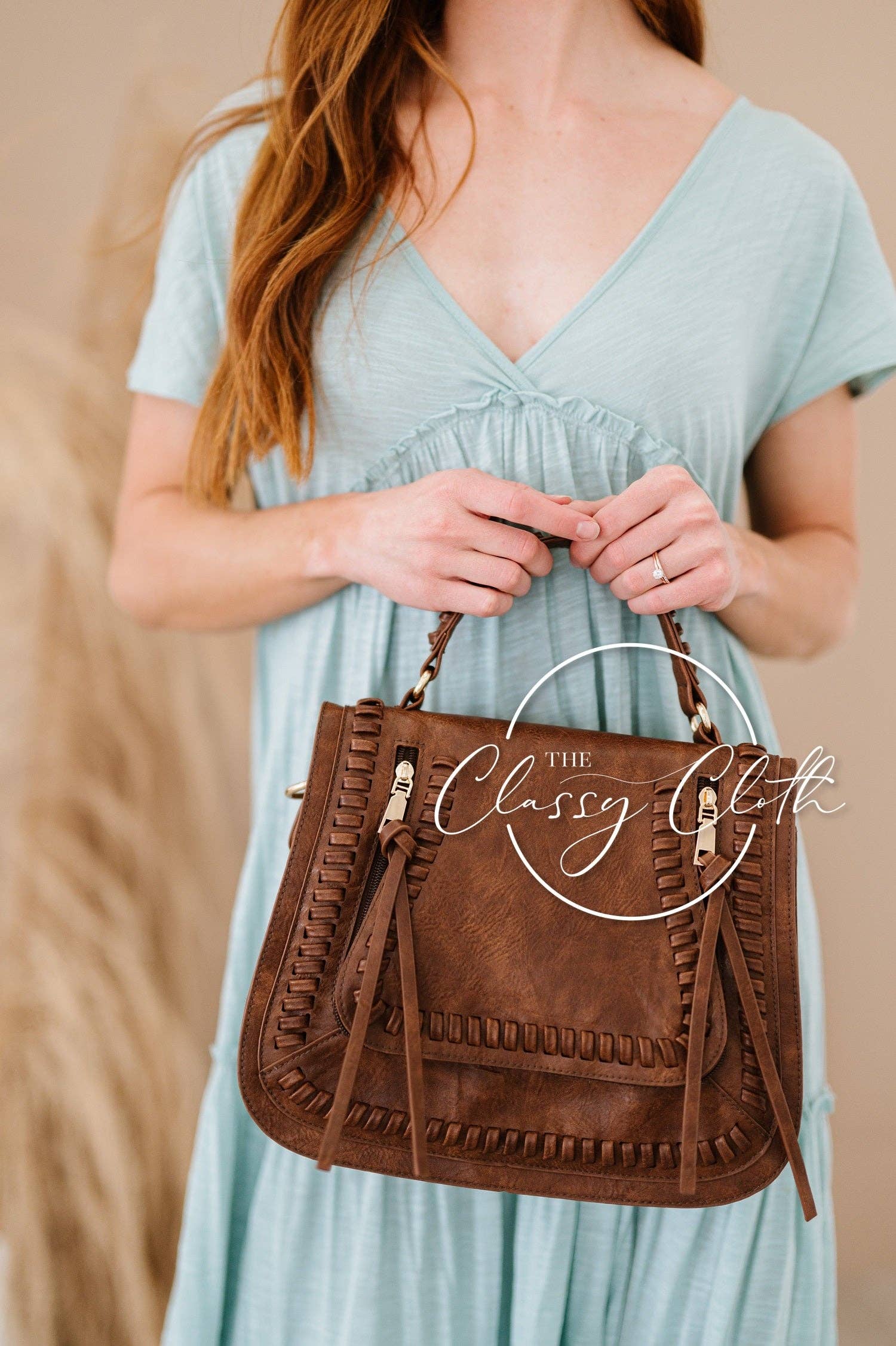 The Classy Cloth WS - Vendita all'ingrosso Borsa a tracolla - Donna - Borsa a tracolla intrecciata Bianca - RTS6