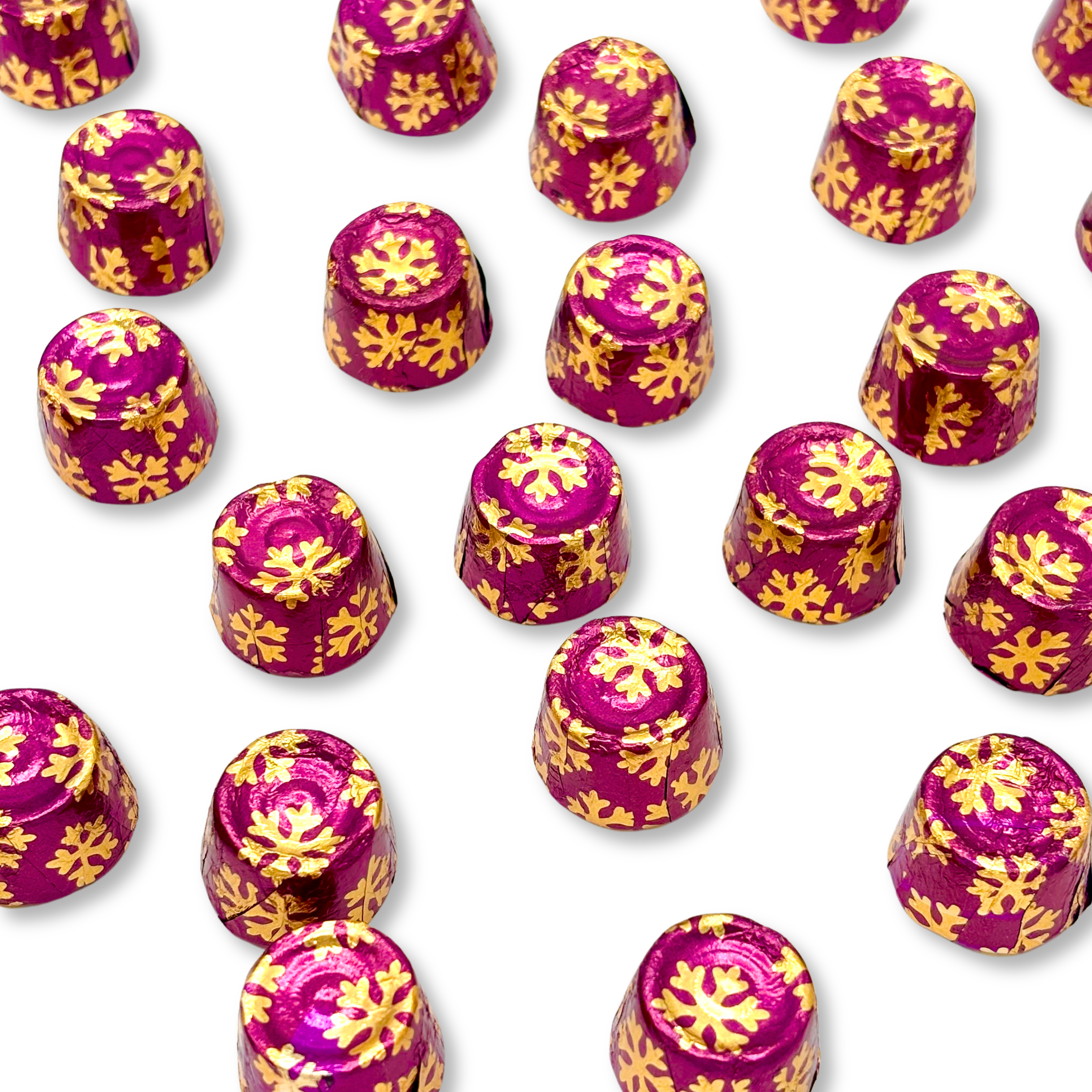 Candy In Bulk - Wholesale Chocolate Covered Sweets - Rolo Salted Caramel Dark Chocolate – Christmas Foil – Bulk Value Pack1