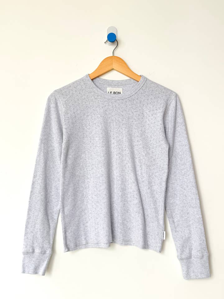 Le Bon Shoppe - Vente T-shirt – femme - T-shirt Fondamental Pointelle (2S-2M-1L)27