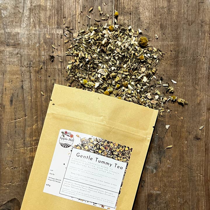 Gentle Tummy Tea for wholesale by Apple Hill Apothecary