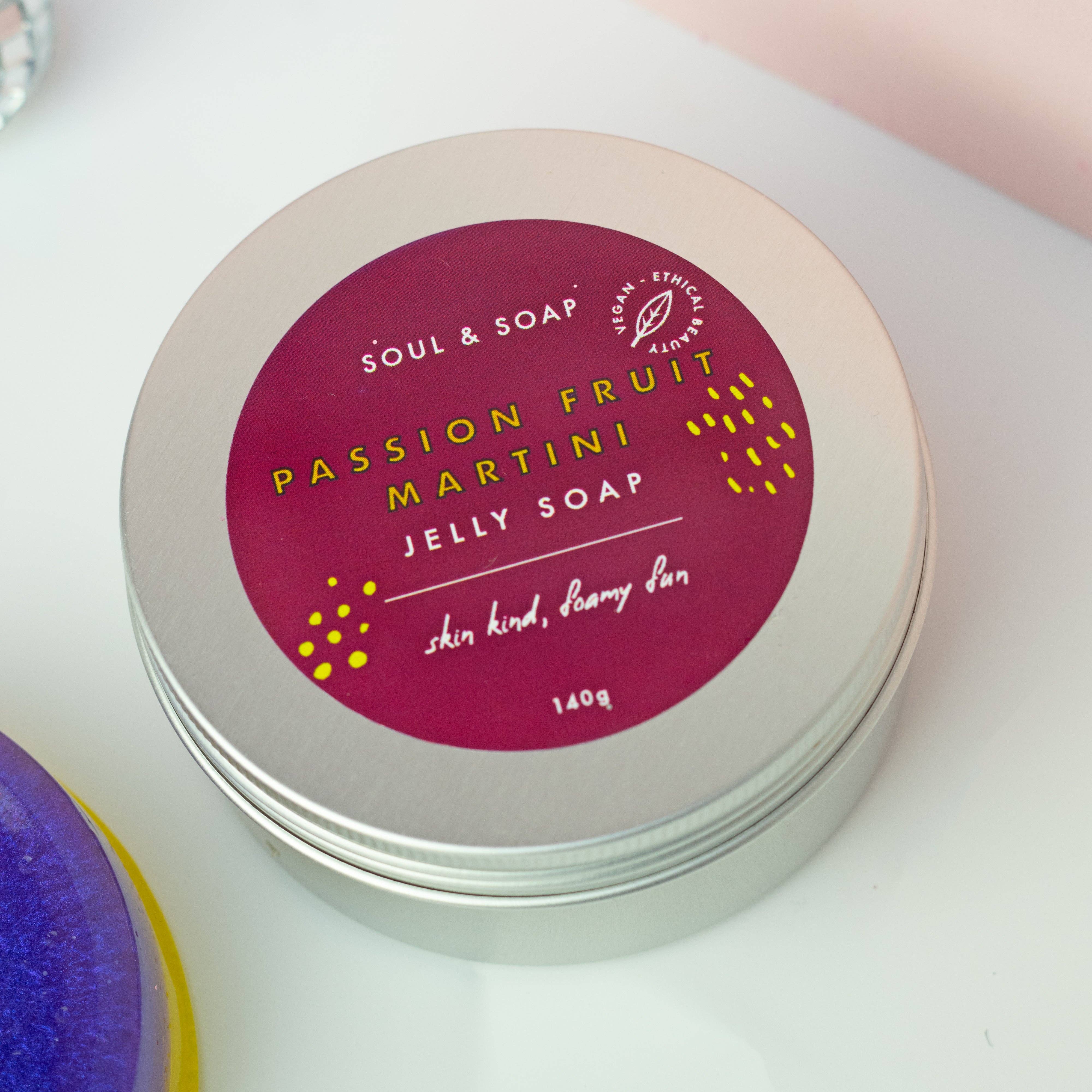 Khalanna Ltd - Soul and Soap - Wholesale Bar Soap - Passion Fruit Martini Jelly Soap2