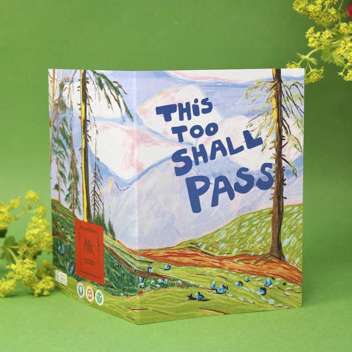 Ark Colour Design - Wholesale Everyday Greeting Card - This Too Shall Pass A6 Greetings Card3