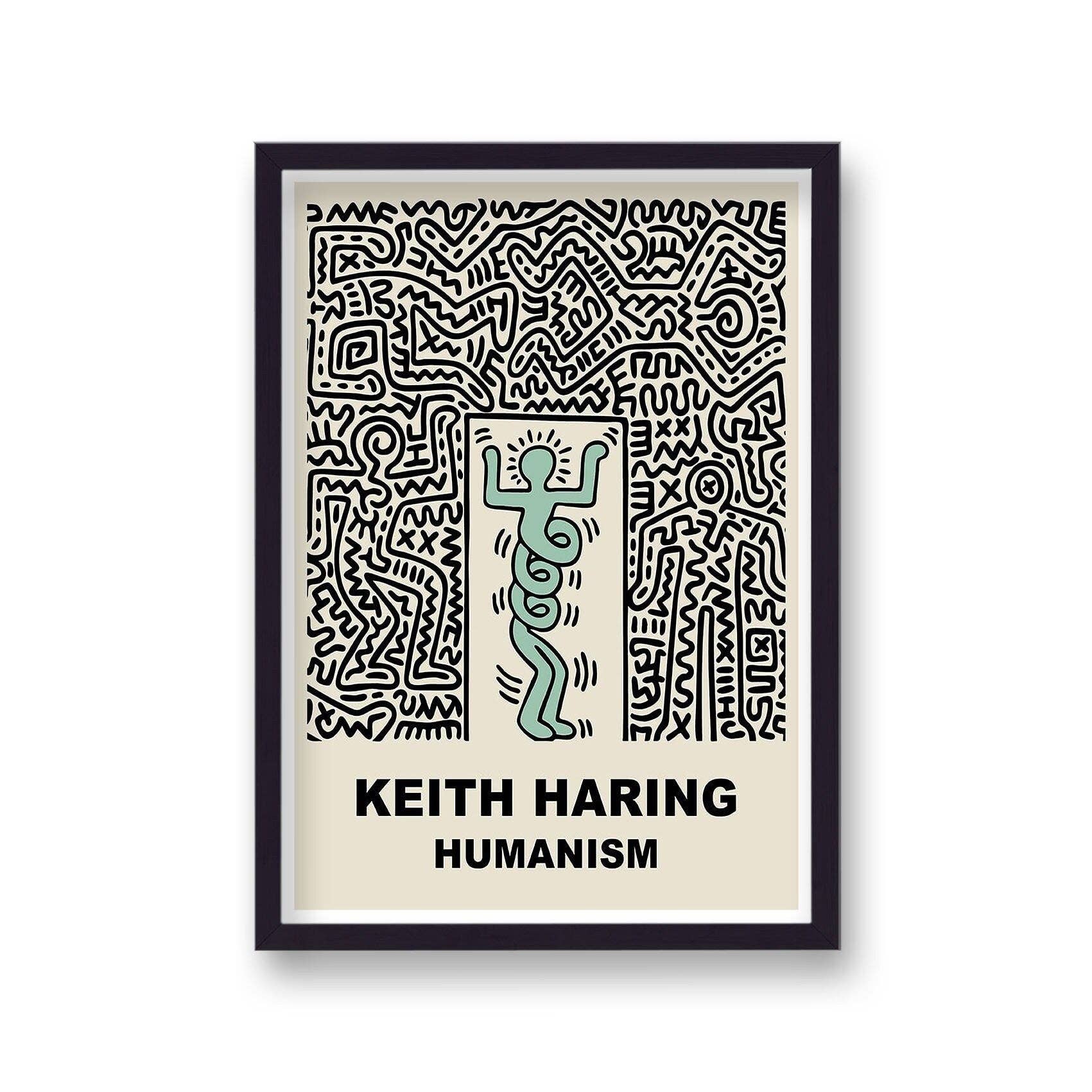 Gallery Print and Art - Wholesale Poster - Keith Haring Humanism Exhibition Poster0