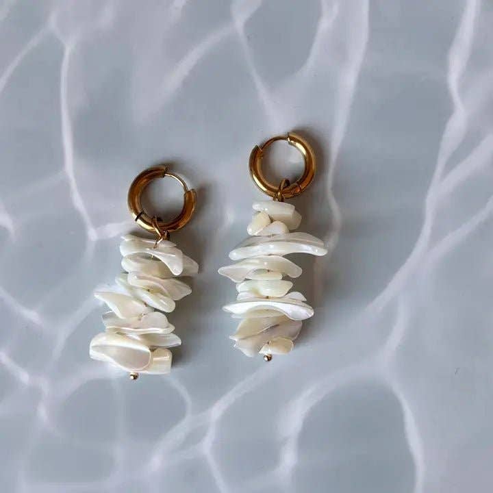 OE! - Wholesale Hoop Earrings - Shell Petals - cerchietti2