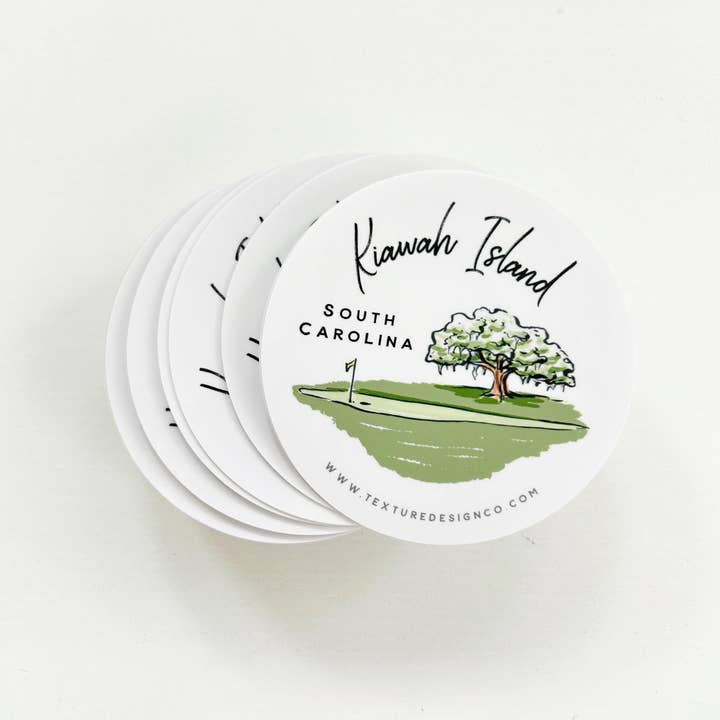 Texture Design Co - Wholesale Sticker - Sherbet Painted Streets - The Kiawah Sticker6