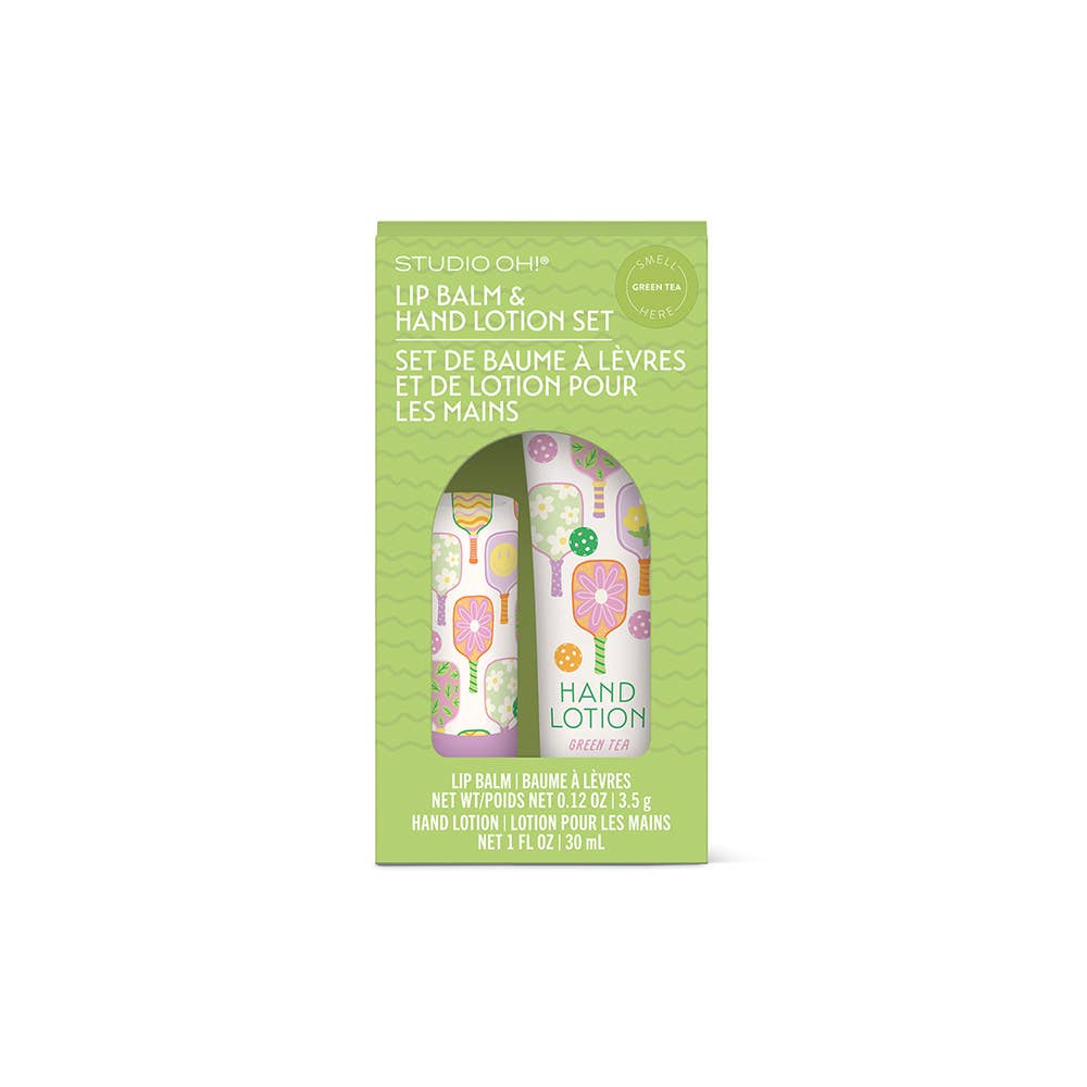 Studio Oh! - Wholesale Lip Balm Set - Pickleball Rally Lip Balm & Hand Lotion Set0