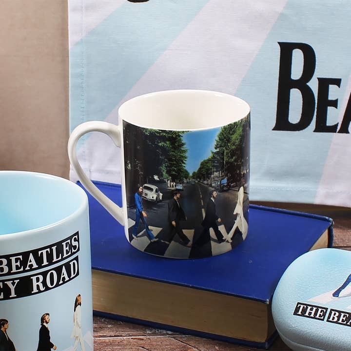 Half Moon Bay By Design - Wholesale Coffee Mug - Ceramic Mug The Beatles Abbey Road Album Cover