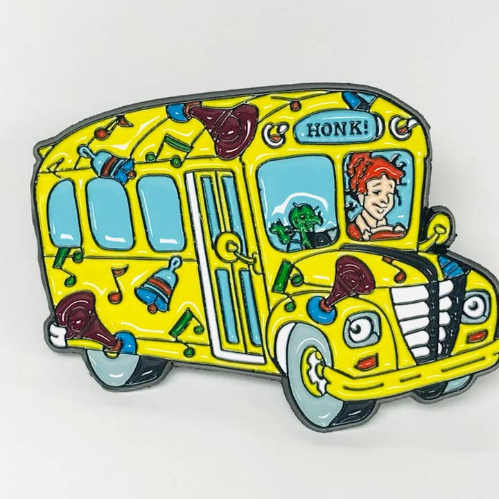 SimpleNGreat - Wholesale Lapel Pin/Button - Magic School Bus Lapel Pin Book Character gift