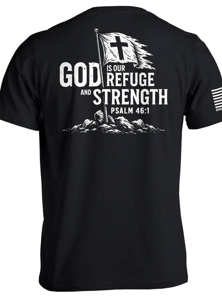 God is our Refuge and Strength for wholesale by Shield Republic