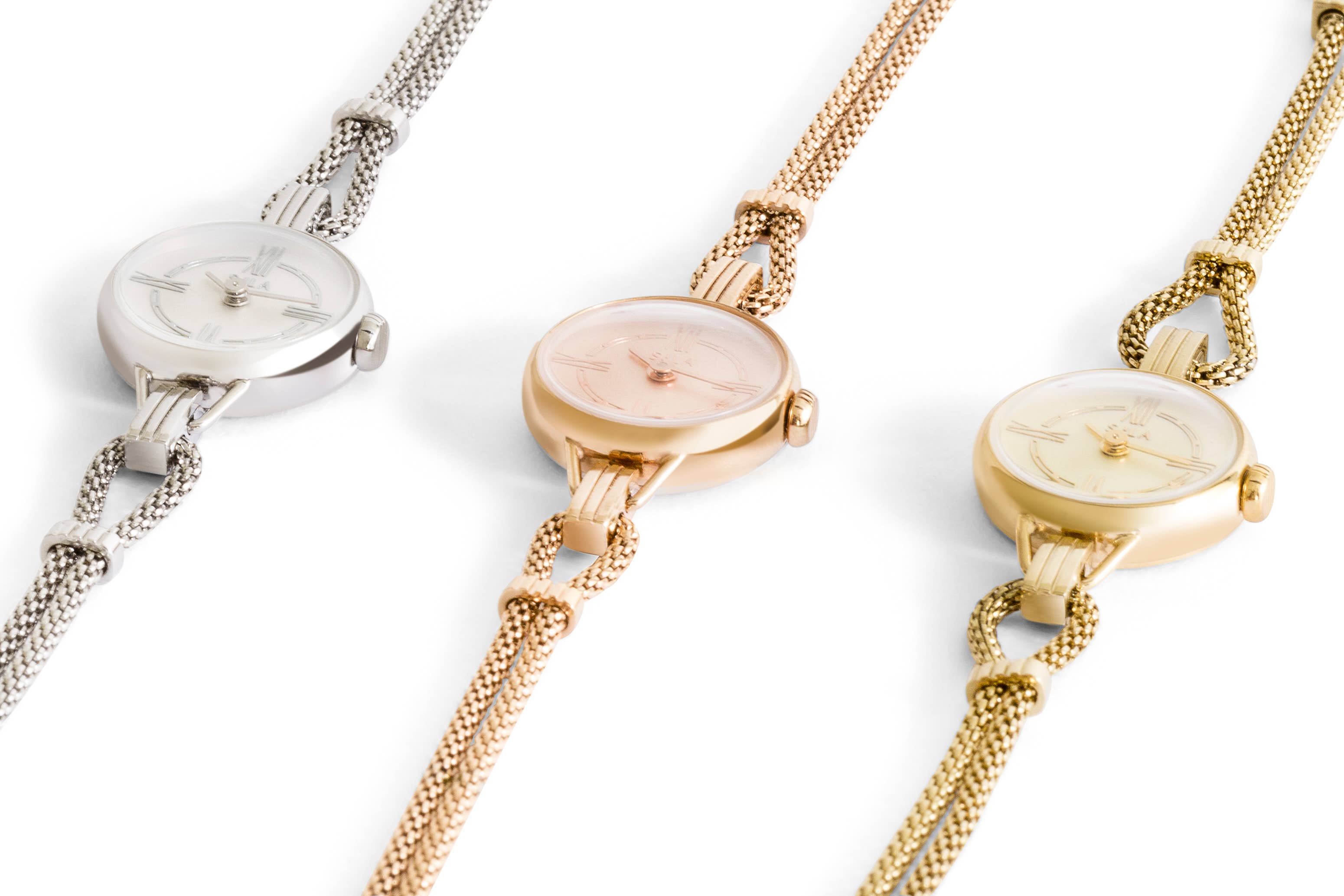 SILA Paris - Wholesale Wrist Watch - Women's - Trinity implantation pack - 3 metals3