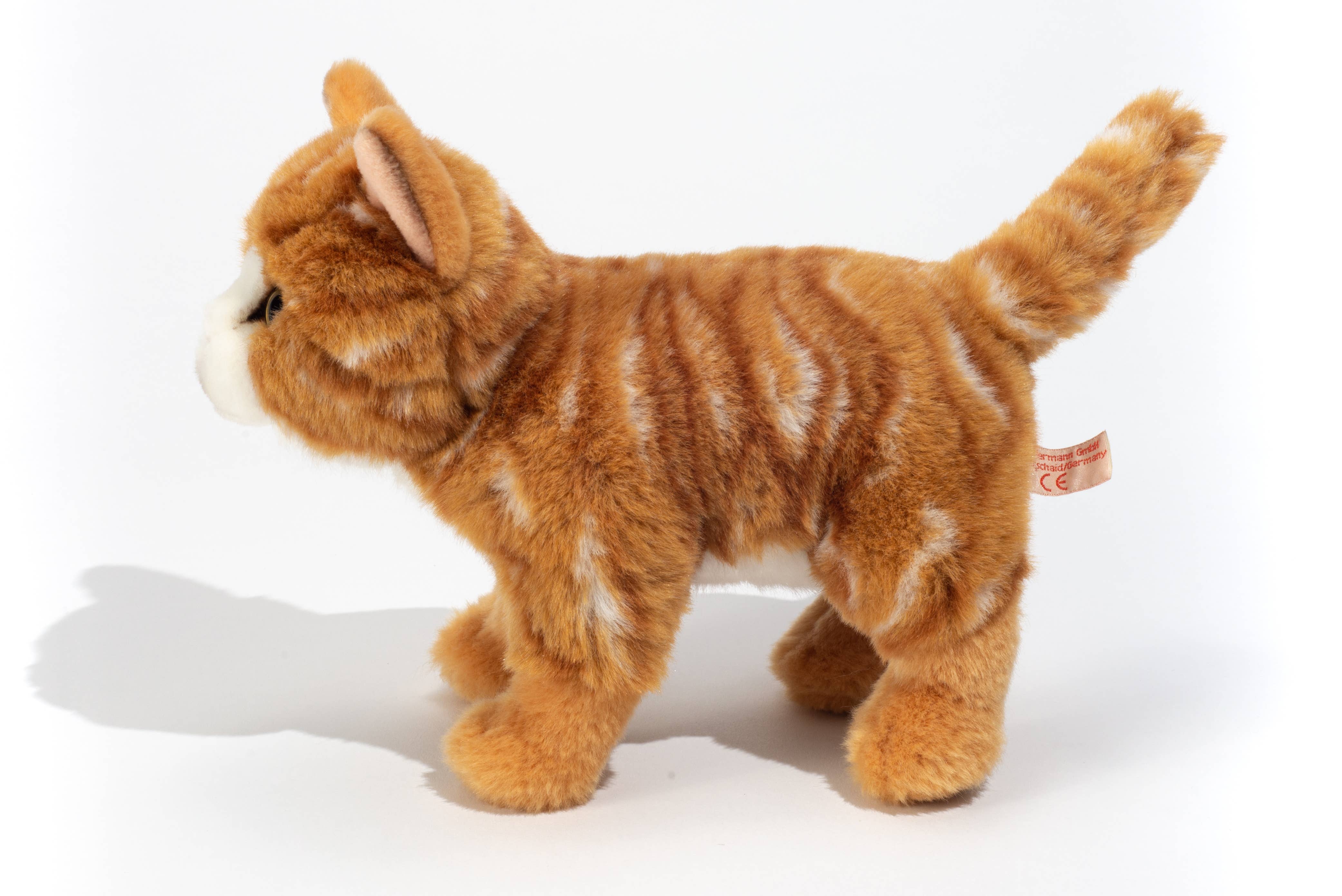 Teddy Hermann – Großhandel Kuschel-/Plüschtier – Kind & Baby – Katze stehend rot getigert 20 cm - Plüschtiere - Stofftiere2