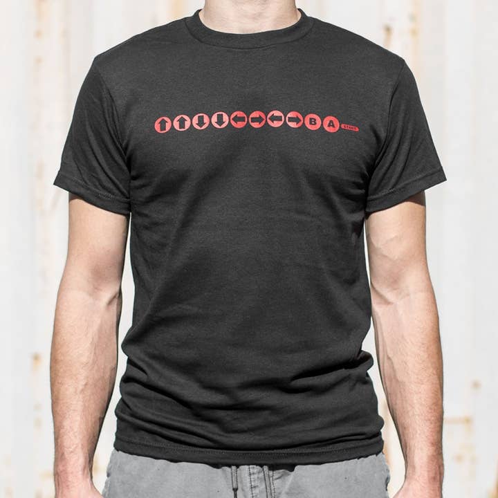 6DS - Wholesale T-shirt met print - Heren - Contra Code T-shirt voor heren