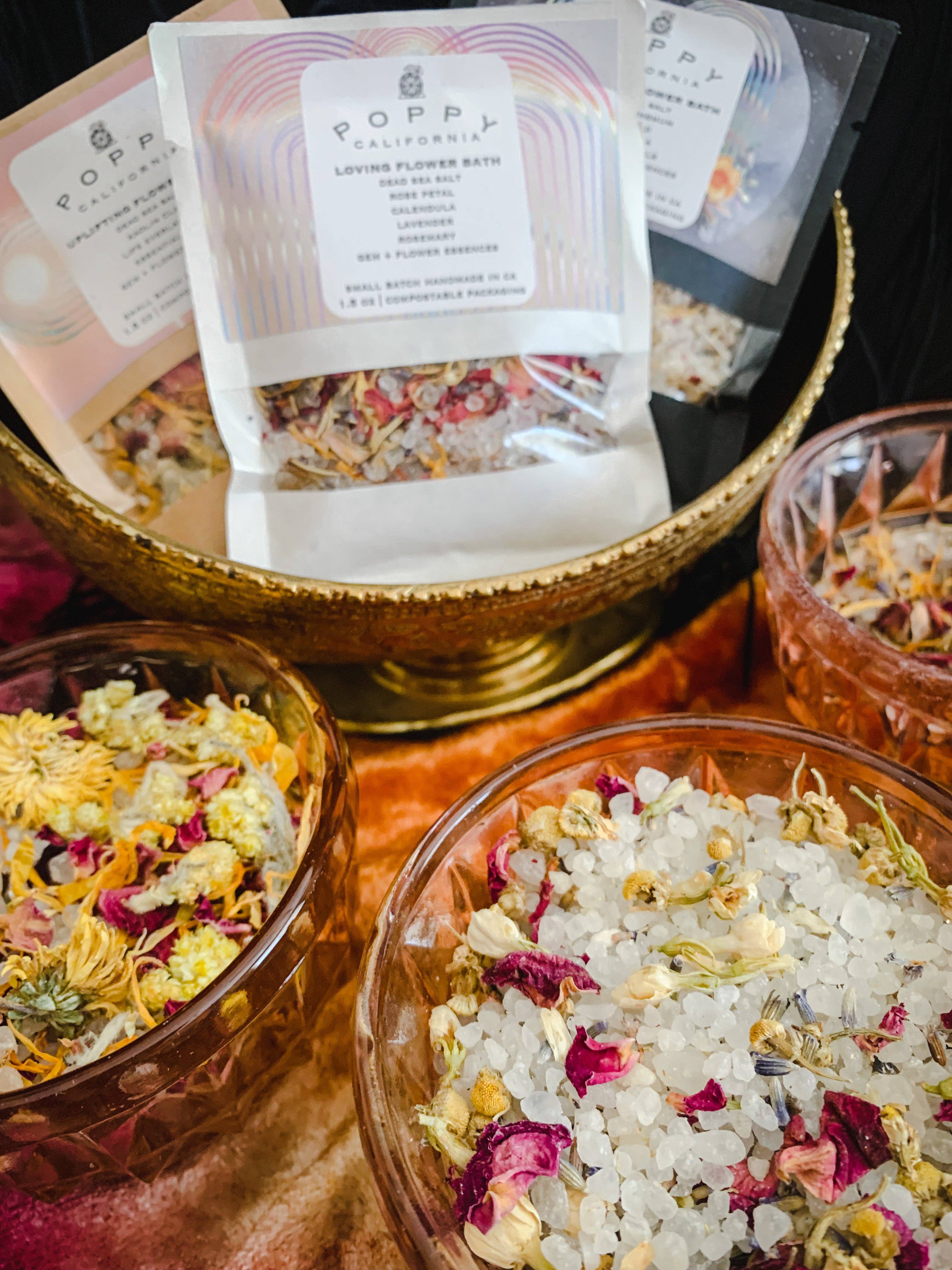 Poppy California - Wholesale Bath Salts - Uplifting Flower Bath Salt Packet3