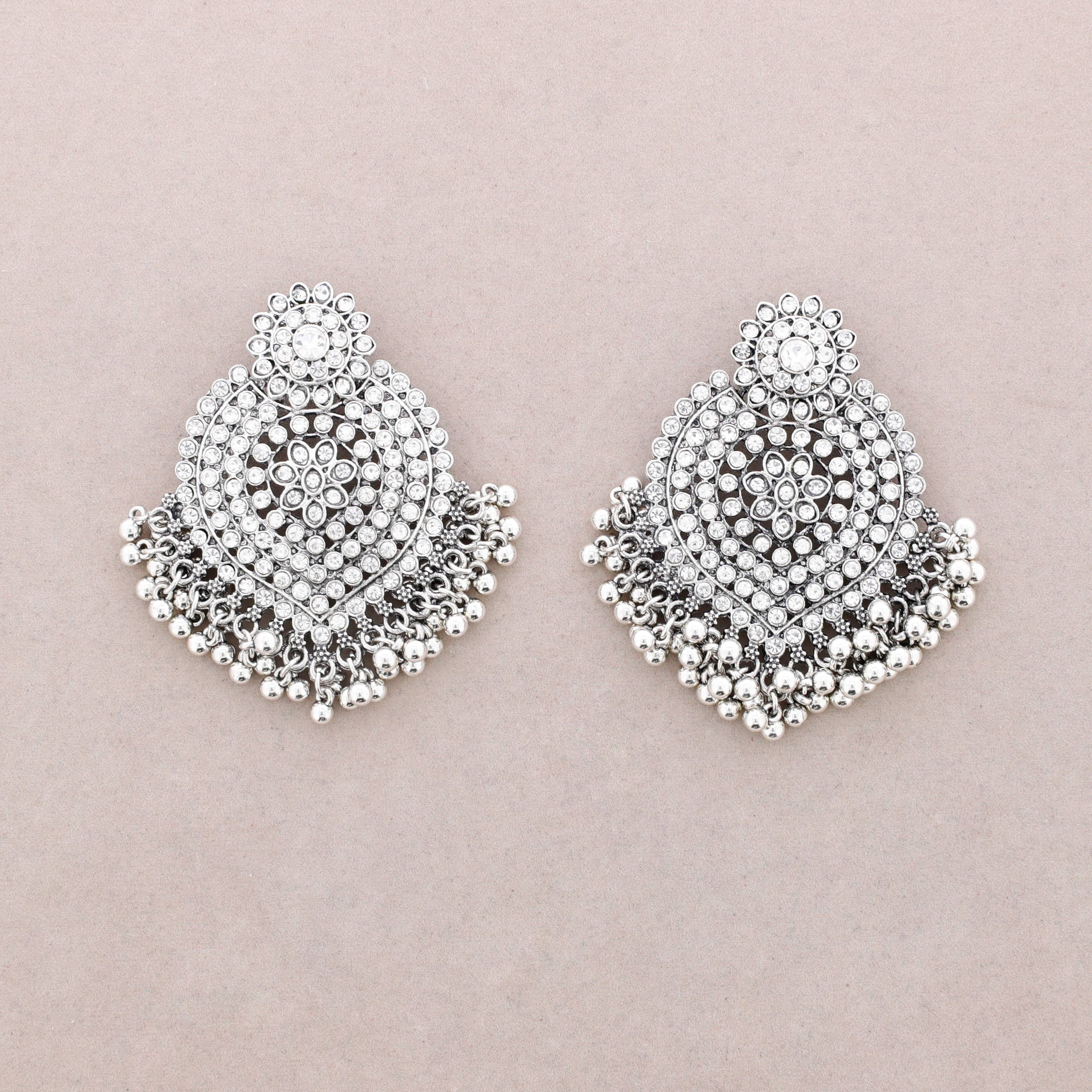 Sonata - Wholesale Dangle Earrings - Ethnic Metal Earrings with Ball Pendants1