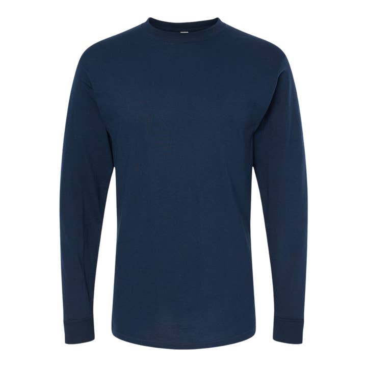 MYES BULK APPAREL - Wholesale T-Shirt - Men's - Unisex Long Sleeve Soft Touch T-Shirt | Cotton Blend11