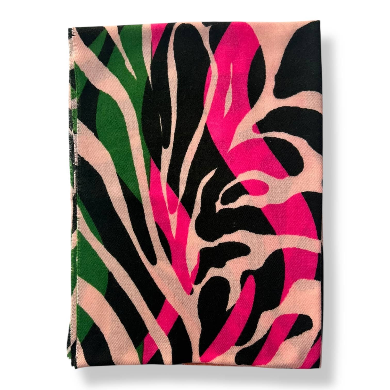 London Scarves – wholesale Scarf – Women's – Tropical Fusion Abstract Print Scarf1