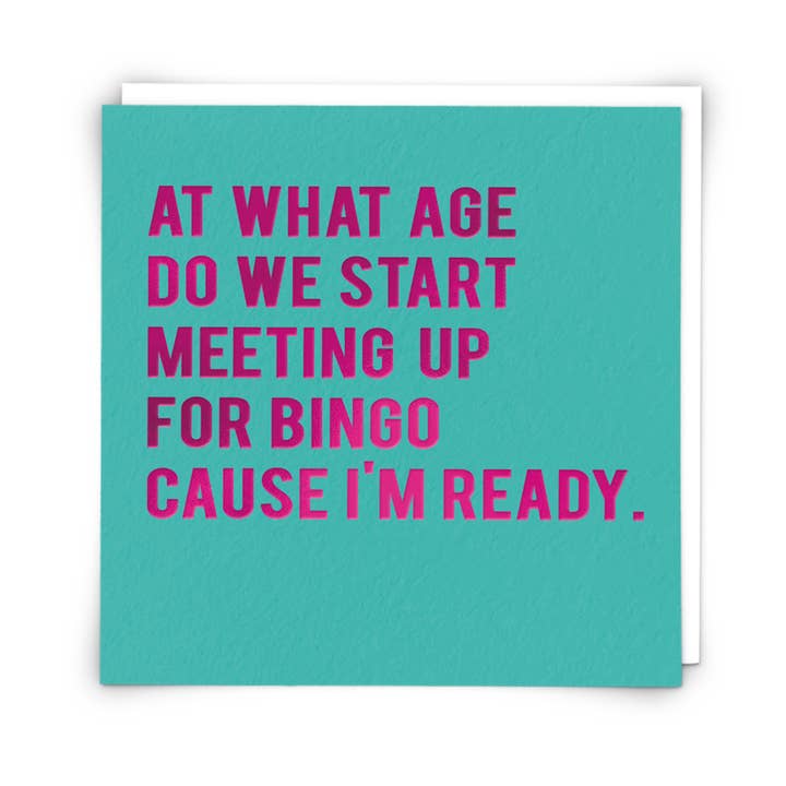 Redback Cards - Wholesale Everyday Greeting Card - Bingo Greeting Card