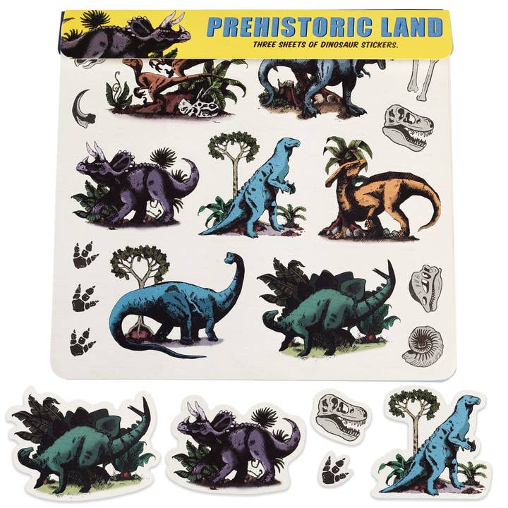 Dinosaur Stickers - Prehistoric Land for wholesale by Rex B2B - UK