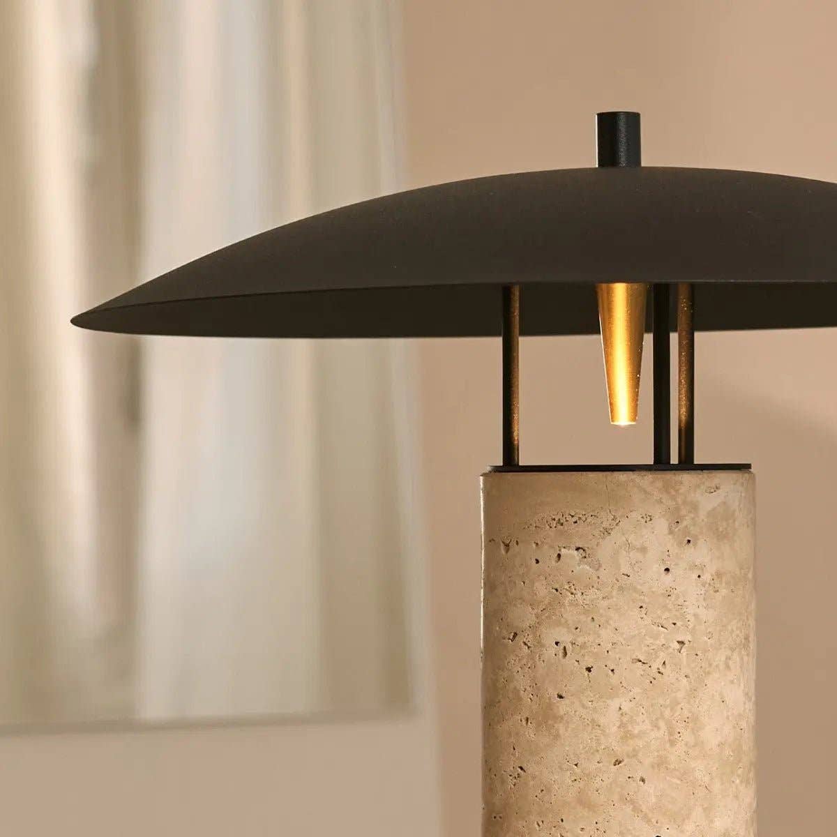 Tavellio - Wholesale Accent/Desk Lamp - Nicolaas Travertine Lamp | Elegant and Timeless Design5