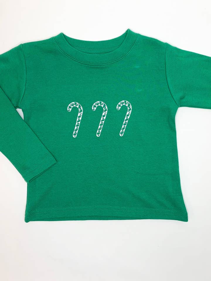 Manica lunga verde con bastoncini di zucchero per la vendita all'ingrosso da parte di Little Hoot Designs